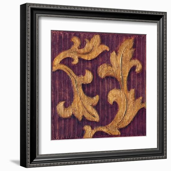 Gold Acanthus I-Jillian Jeffrey-Framed Art Print