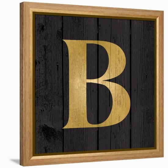 Gold Alphabet B-N. Harbick-Framed Stretched Canvas