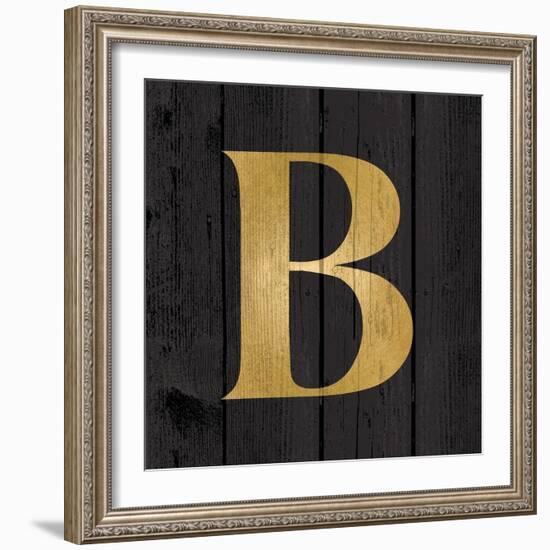 Gold Alphabet B-N. Harbick-Framed Art Print