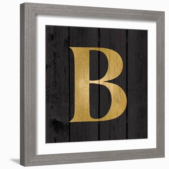 Gold Alphabet B-N. Harbick-Framed Art Print