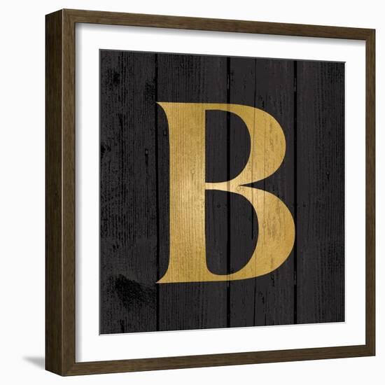 Gold Alphabet B-N. Harbick-Framed Art Print