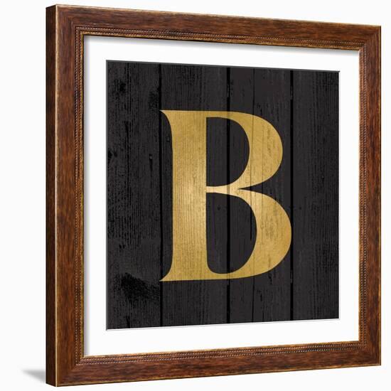 Gold Alphabet B-N. Harbick-Framed Art Print