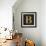 Gold Alphabet B-N. Harbick-Framed Art Print displayed on a wall