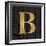 Gold Alphabet B-N. Harbick-Framed Art Print