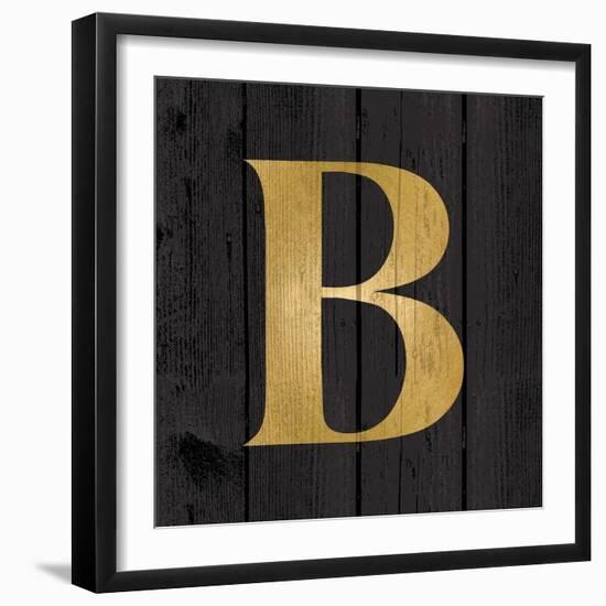 Gold Alphabet B-N. Harbick-Framed Art Print