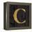 Gold Alphabet C-N. Harbick-Framed Stretched Canvas