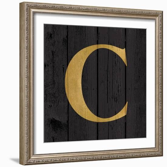 Gold Alphabet C-N. Harbick-Framed Art Print