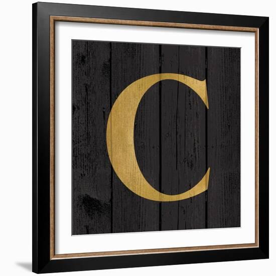 Gold Alphabet C-N. Harbick-Framed Art Print