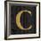 Gold Alphabet C-N. Harbick-Framed Premium Giclee Print