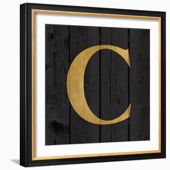 Gold Alphabet C-N. Harbick-Framed Premium Giclee Print