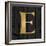 Gold Alphabet E-N. Harbick-Framed Art Print