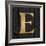 Gold Alphabet E-N. Harbick-Framed Art Print