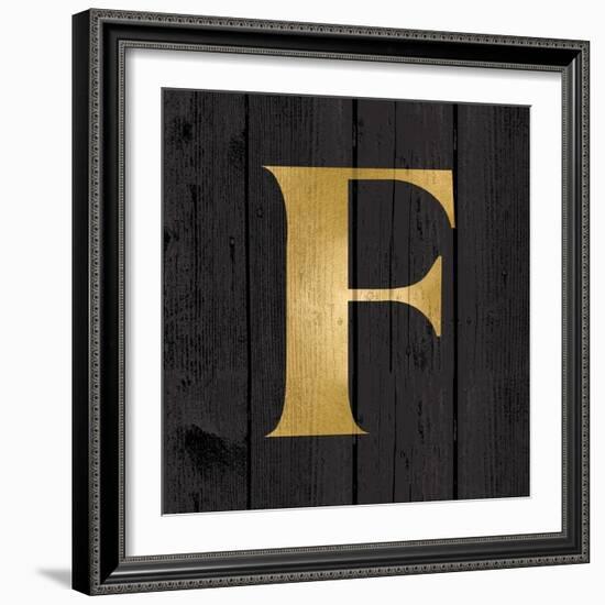 Gold Alphabet F-N. Harbick-Framed Art Print