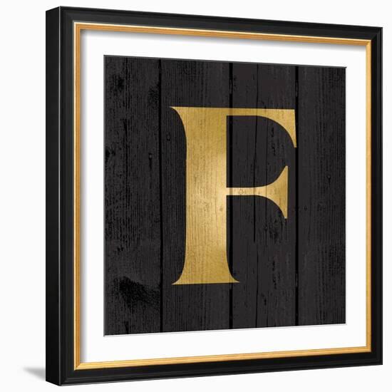 Gold Alphabet F-N. Harbick-Framed Art Print