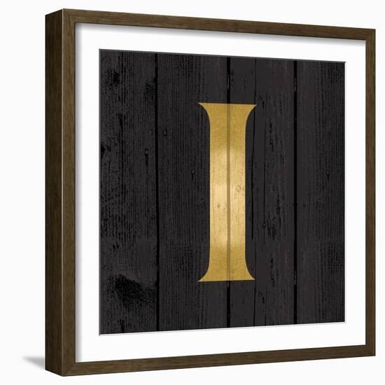 Gold Alphabet I-N. Harbick-Framed Art Print