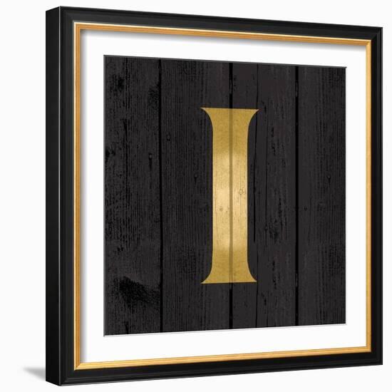 Gold Alphabet I-N. Harbick-Framed Art Print