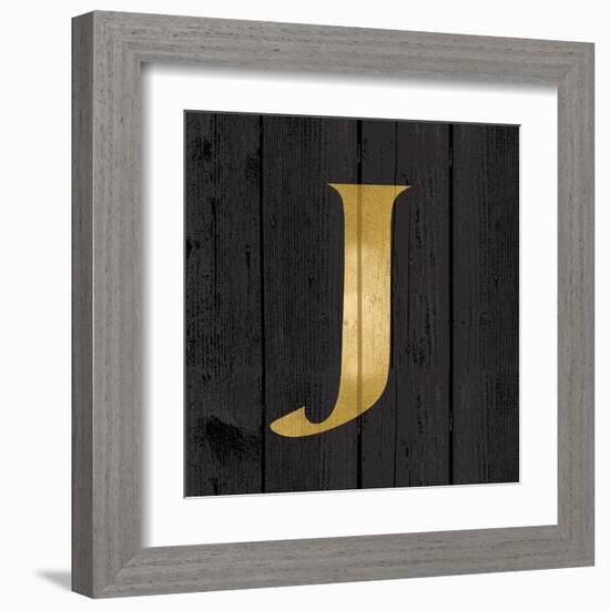 Gold Alphabet J-N. Harbick-Framed Art Print