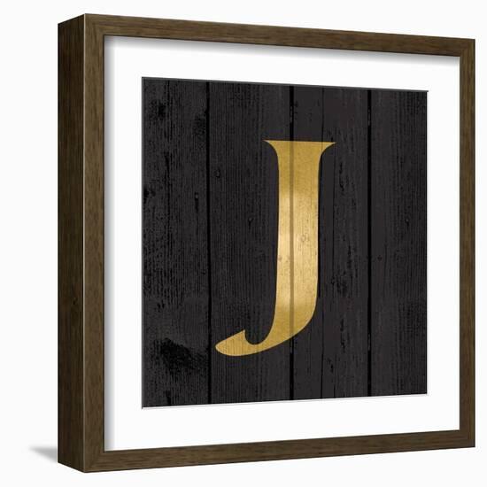 Gold Alphabet J-N. Harbick-Framed Art Print