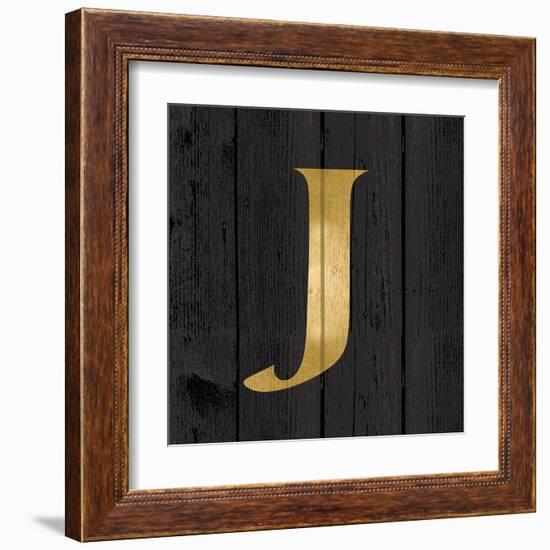 Gold Alphabet J-N. Harbick-Framed Art Print