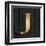 Gold Alphabet J-N. Harbick-Framed Art Print