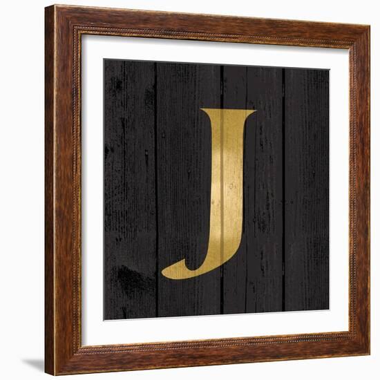 Gold Alphabet J-N. Harbick-Framed Premium Giclee Print