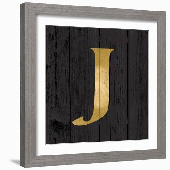 Gold Alphabet J-N. Harbick-Framed Art Print