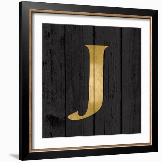 Gold Alphabet J-N. Harbick-Framed Art Print