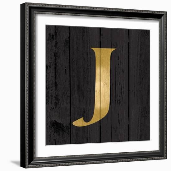 Gold Alphabet J-N. Harbick-Framed Art Print