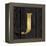 Gold Alphabet J-N. Harbick-Framed Stretched Canvas