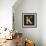 Gold Alphabet K-N. Harbick-Framed Art Print displayed on a wall