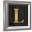 Gold Alphabet L-N. Harbick-Framed Art Print