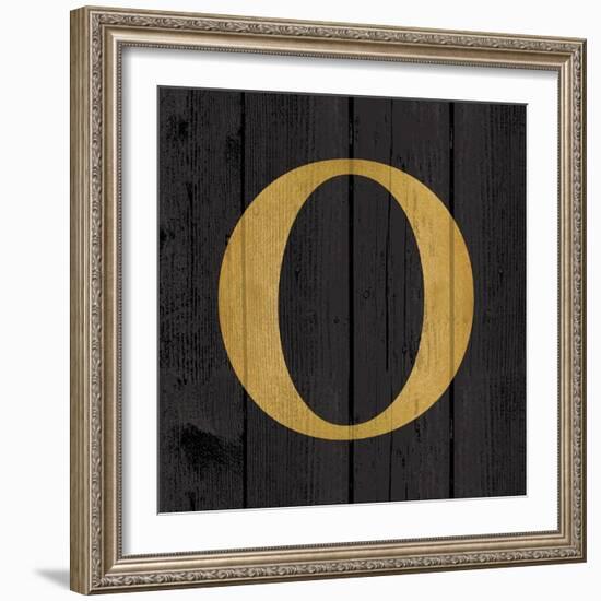 Gold Alphabet O-N. Harbick-Framed Art Print