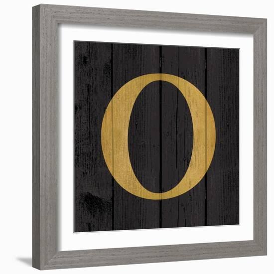 Gold Alphabet O-N. Harbick-Framed Art Print