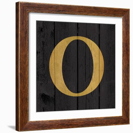 Gold Alphabet O-N. Harbick-Framed Art Print