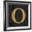 Gold Alphabet O-N. Harbick-Framed Art Print