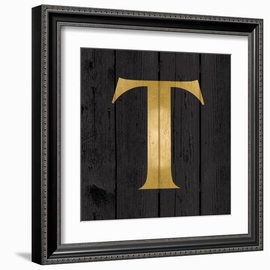 Gold Alphabet T-N. Harbick-Framed Art Print