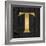 Gold Alphabet T-N. Harbick-Framed Art Print