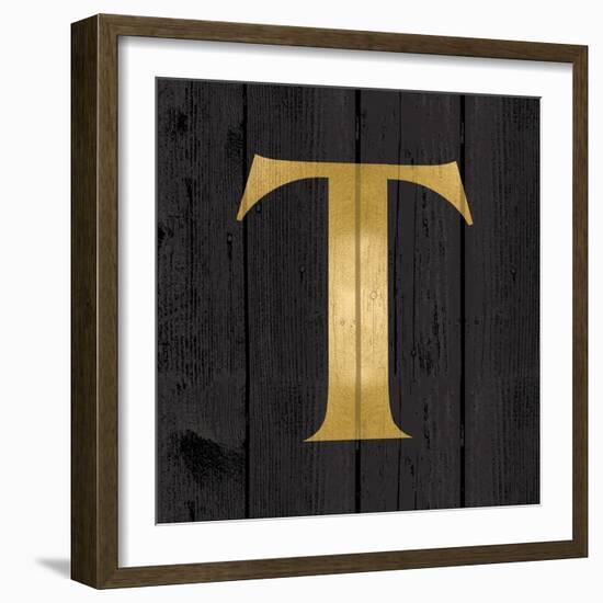 Gold Alphabet T-N. Harbick-Framed Art Print