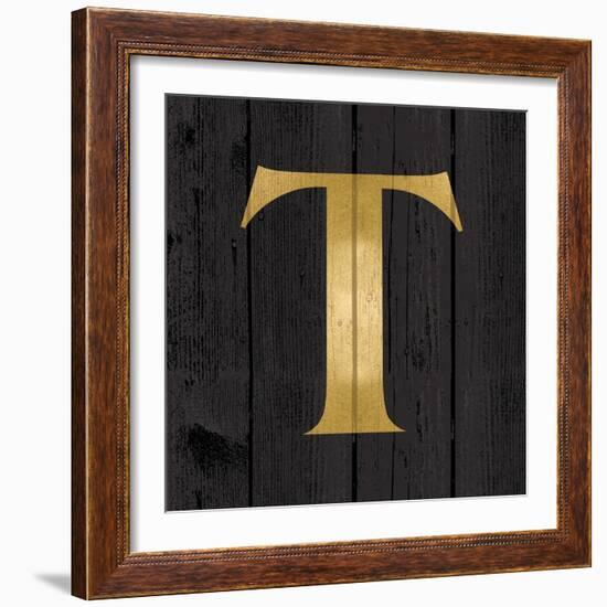 Gold Alphabet T-N. Harbick-Framed Art Print