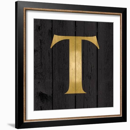 Gold Alphabet T-N. Harbick-Framed Art Print