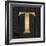 Gold Alphabet T-N. Harbick-Framed Art Print