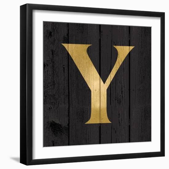 Gold Alphabet Y-N. Harbick-Framed Premium Giclee Print