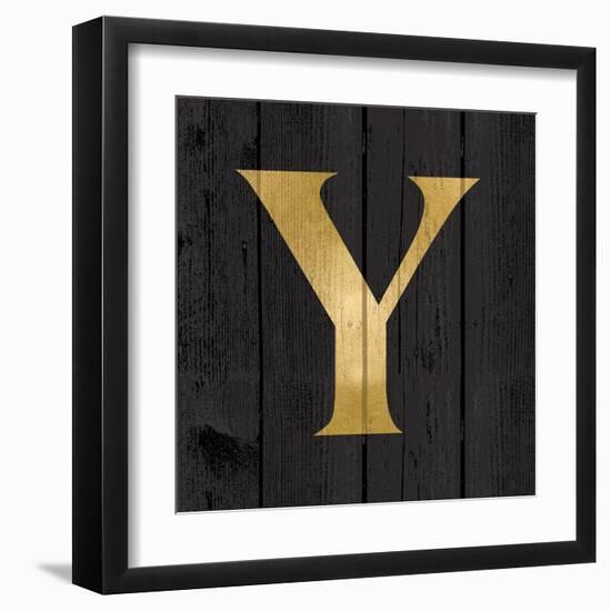 Gold Alphabet Y-N. Harbick-Framed Art Print