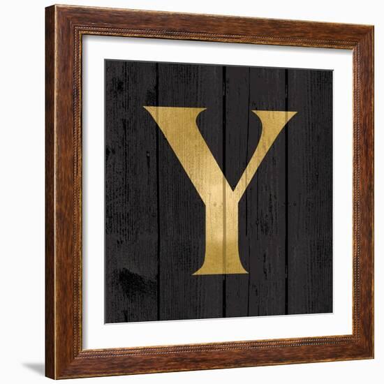 Gold Alphabet Y-N. Harbick-Framed Art Print