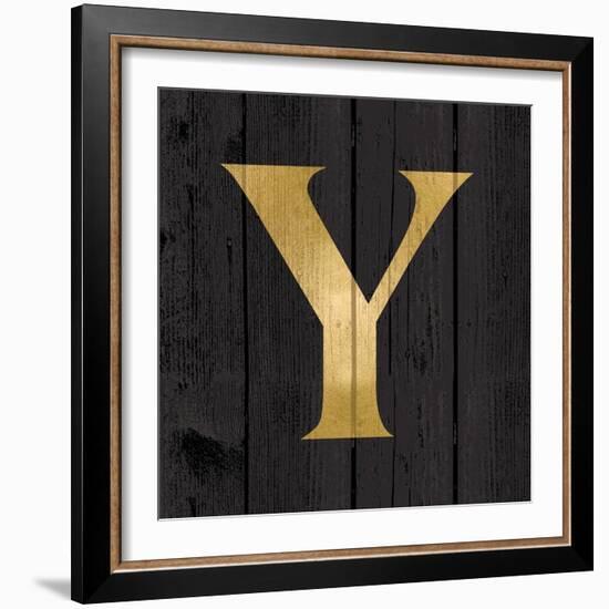 Gold Alphabet Y-N. Harbick-Framed Art Print