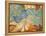 Gold and Aqua Leaves I-Patricia Pinto-Framed Stretched Canvas