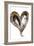 Gold and Black Heart-Gina Ritter-Framed Art Print