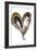 Gold and Black Heart-Gina Ritter-Framed Art Print