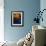Gold and Blue Cafe-Pam Ingalls-Framed Giclee Print displayed on a wall