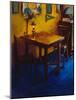 Gold and Blue Cafe-Pam Ingalls-Mounted Giclee Print